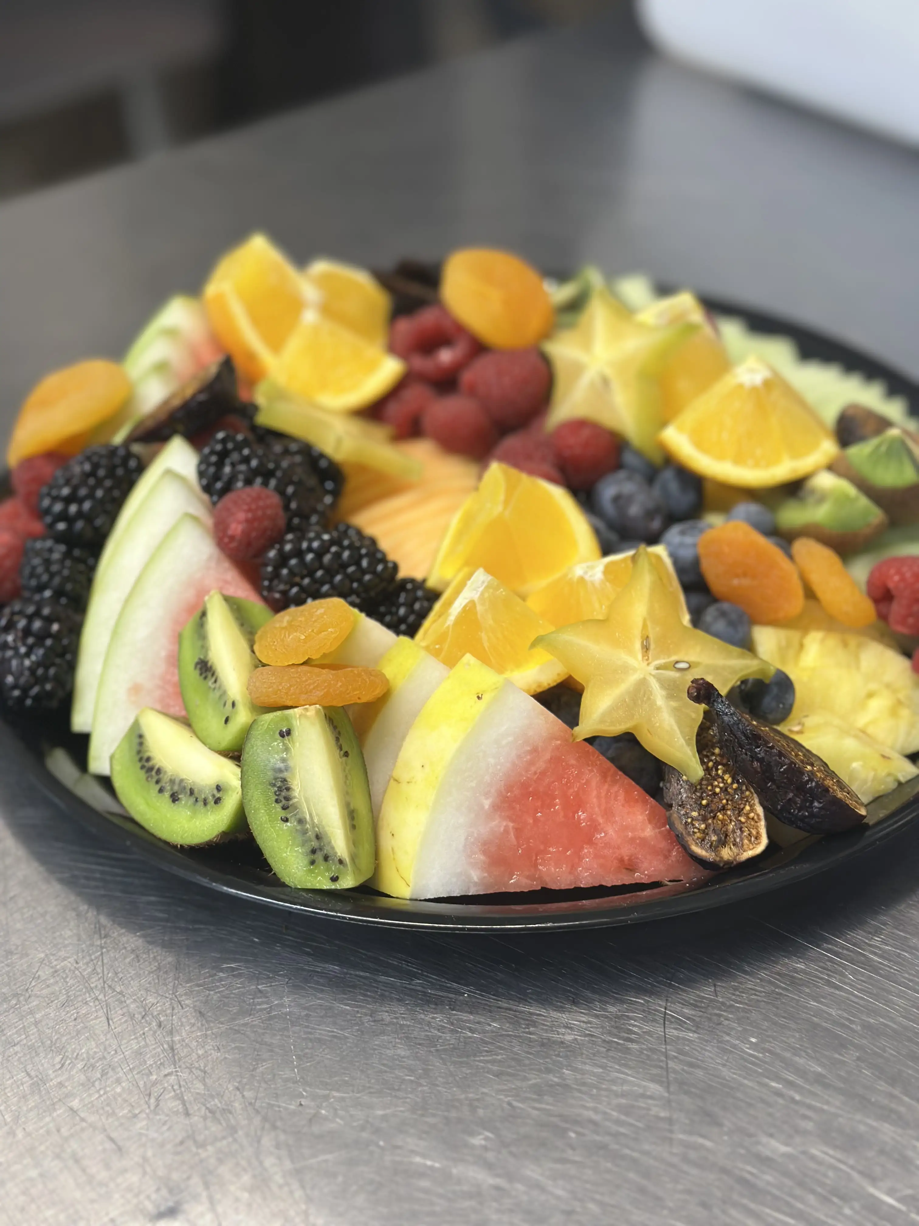Fresh fruit platters available for pre-order from Le Marche in Shelburne.